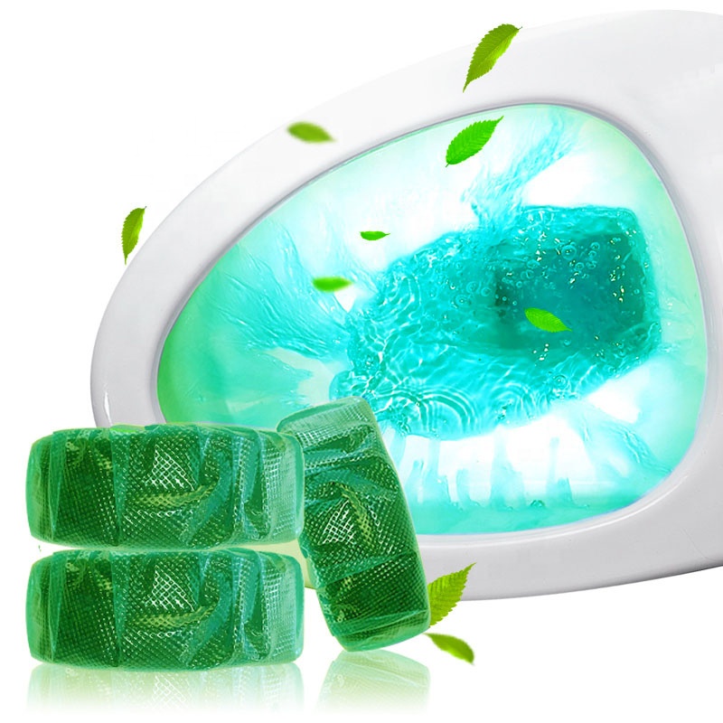 

Toilet cleaning detergent Toilet Cleaner solid block, Green