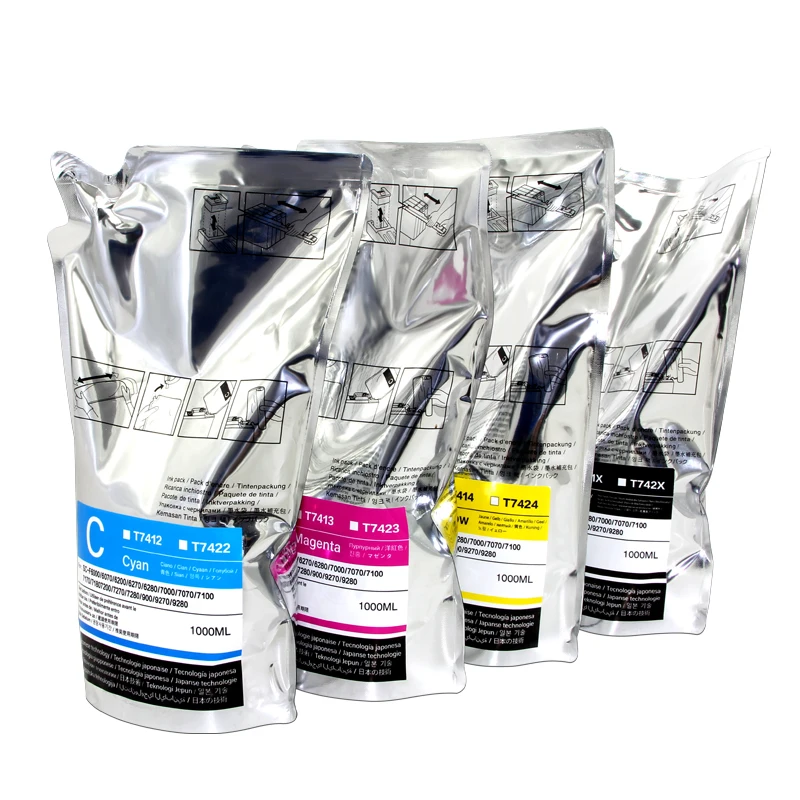 Hot Sale Waterbased Sublimation Heat Transfer for 1000ml MSDS Certified Environment Friendly for Bag T741 for
