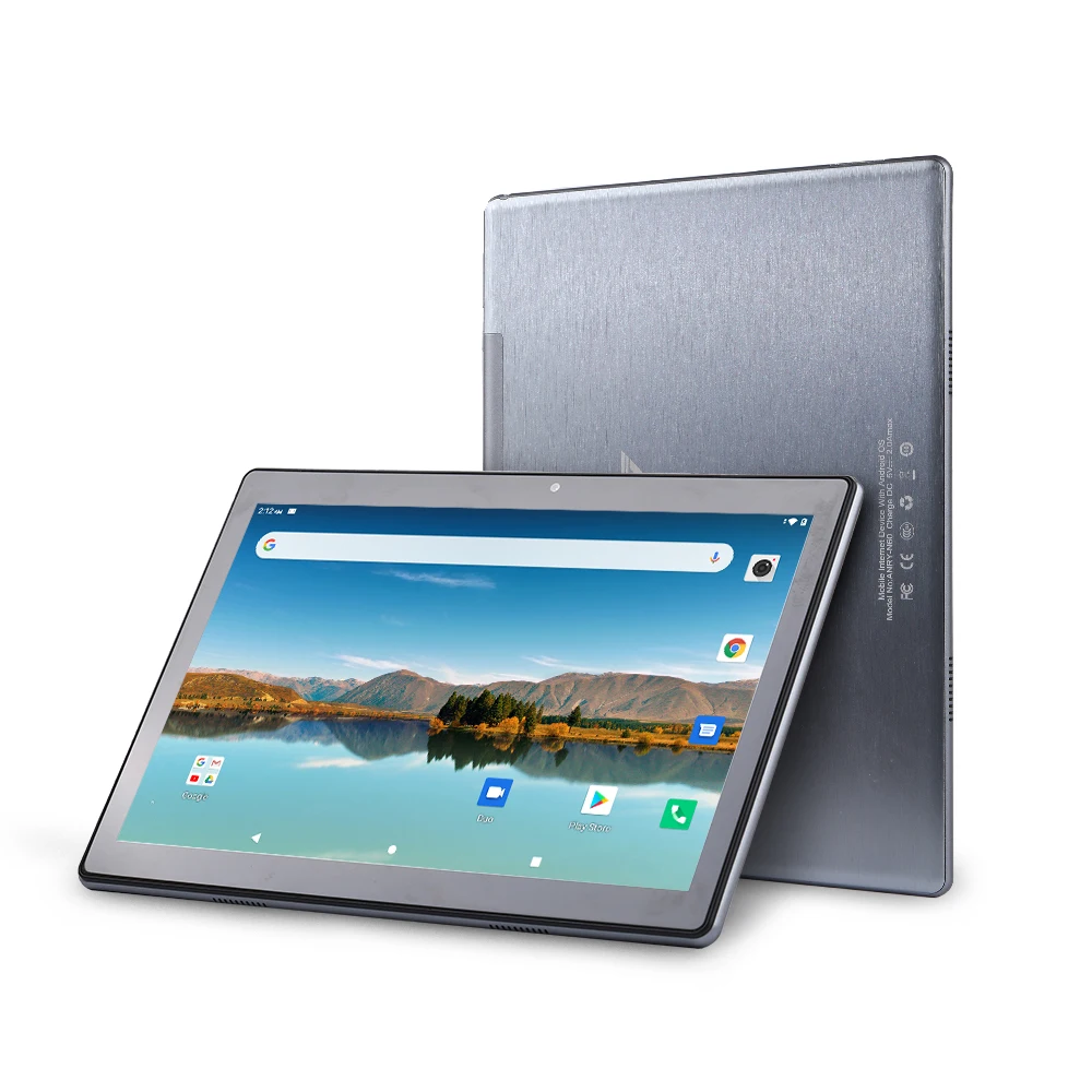 

4G LTE 10 Inch Tablet pc Android 10.0 Wifi 4GB + 64GB Tablet 1920 X 1200 Capactitive HD Screen, Grey