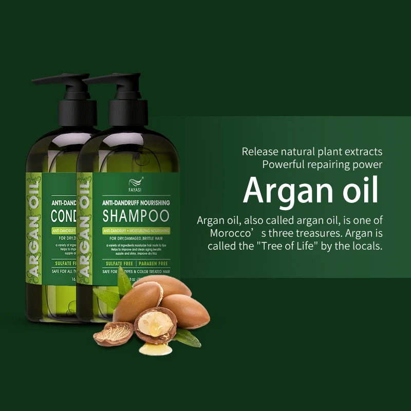 

Factory Direct Selling Moroccan Argan Oil And Conditioner Shampoo Hair Treament