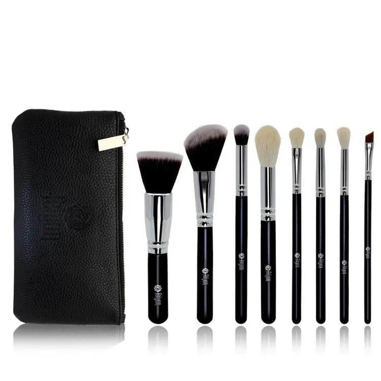 

Cosmetic Brushes Gift Custom Logo Customised Make Up Low Moq Free Sample Wood Makeup Brush Set