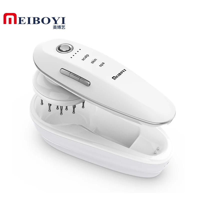 Meiboyi 2026 Electric Scalp Vibration Massage Comb Hair Care Repair Comb High-end Simplicity Beauty Salon