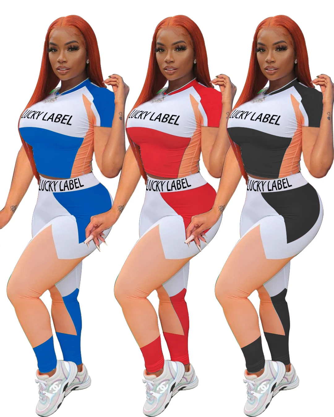 

2021 new arrivals spring Temperament Commuter T-shirt Short Sleeve trouser training outfits two piece set women clothes clothing