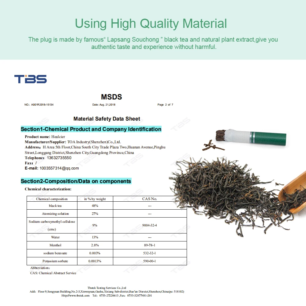 
SKS Healcier Japan Brand Botanical Extract Sticks No Burn Wholesale Price For Heated Device 