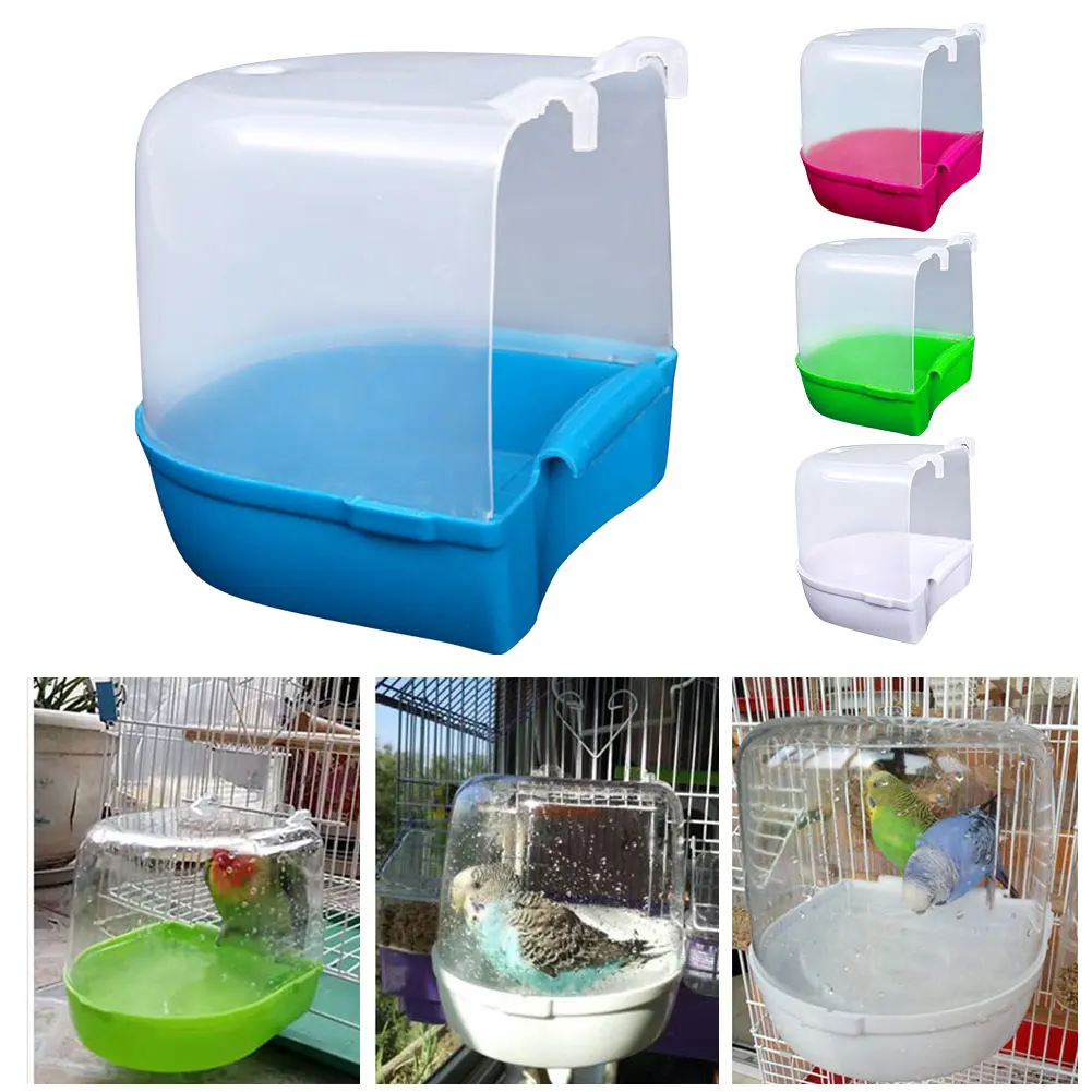

Parrot automatic bathtub electric swimming pool bird bathtub electric faucet bird cage bathroom toy bird feeder