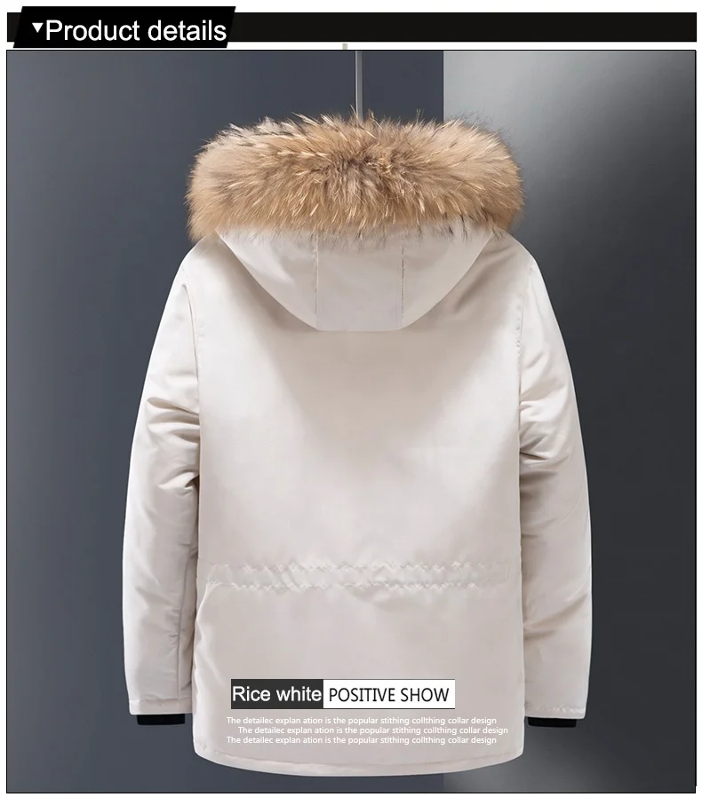 
Captain Calls Oldschool Winter Jacket Men Goosed Coat Parka Canadaed Goosed Jacket 