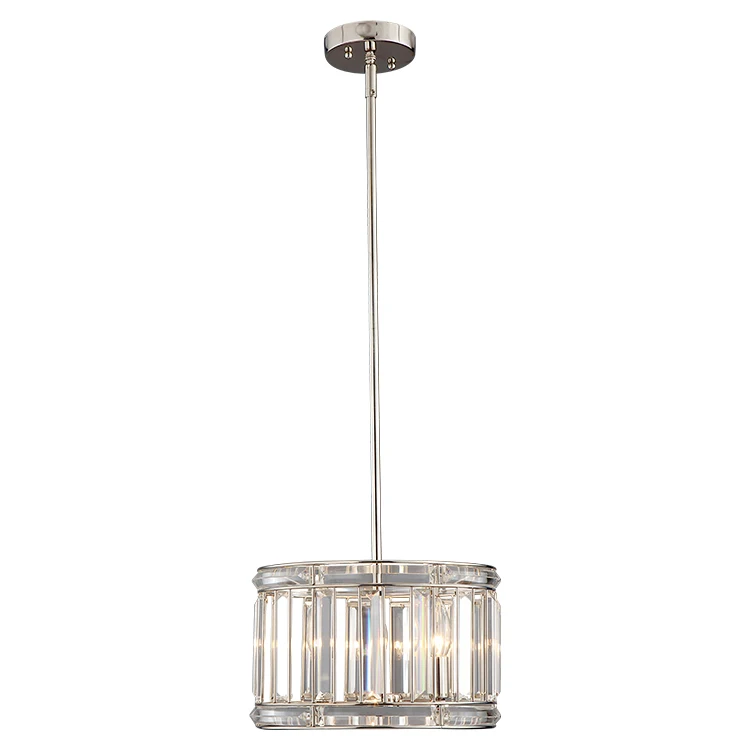 Long life brightness residential lighting drum shape pendant lamp chandelier