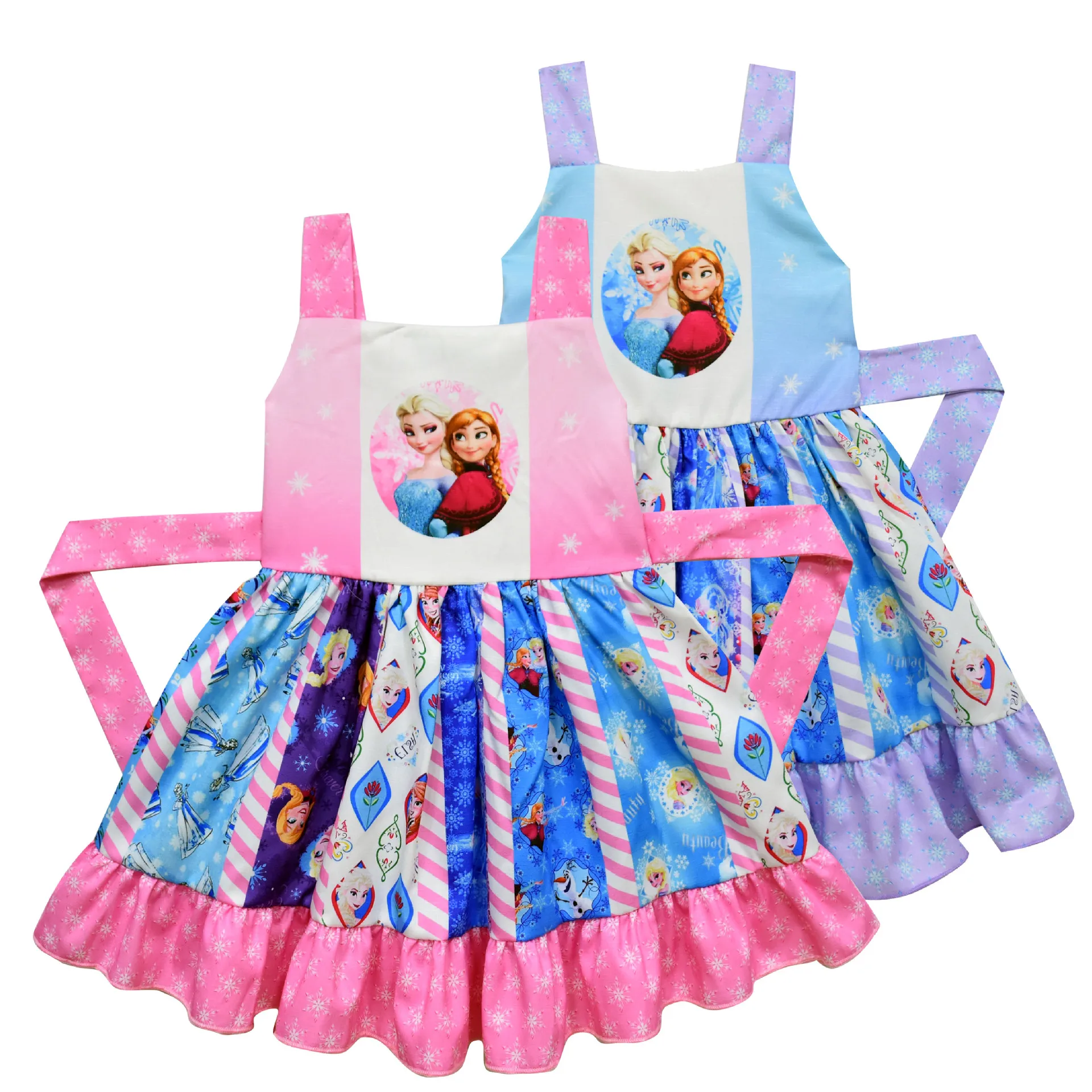 

little girls lovely wedding party dress summer cotton kids casual clothes children girls dresses kids clothing