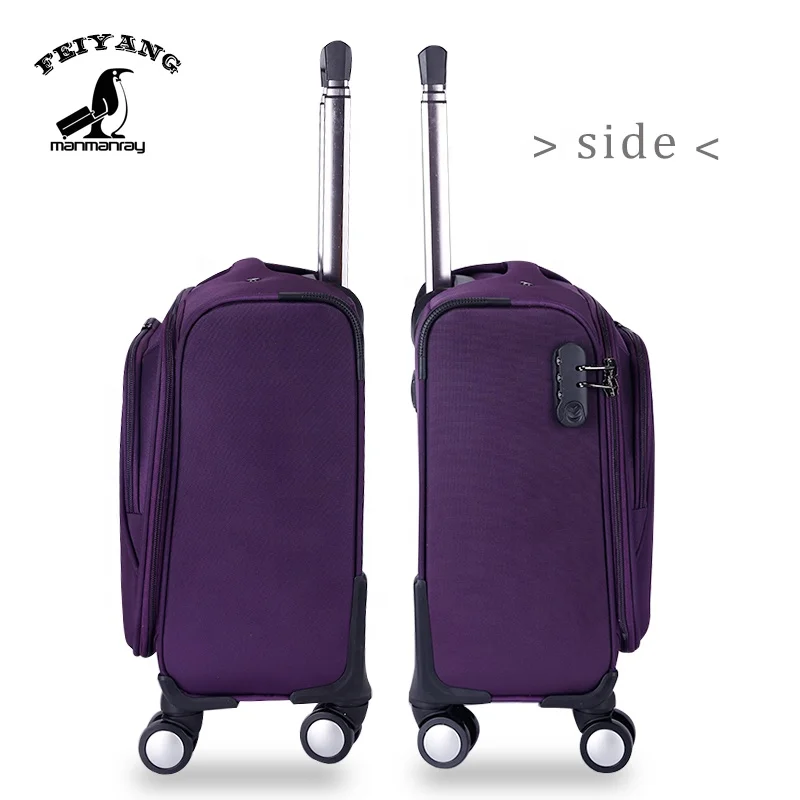 

Customized luggage bag soft eva nylon travel luggage Airport suitcase