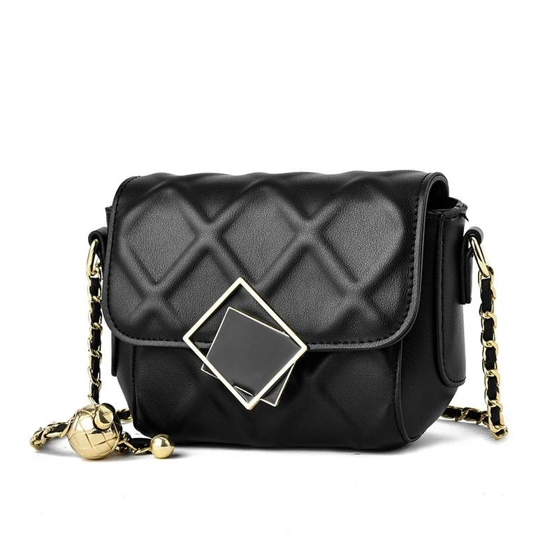 

Luggage, Bags Cases Small Bag New Trend Fashion Women's Advanced Sense Foreign Style Lingge Small Golden Ball Chain One