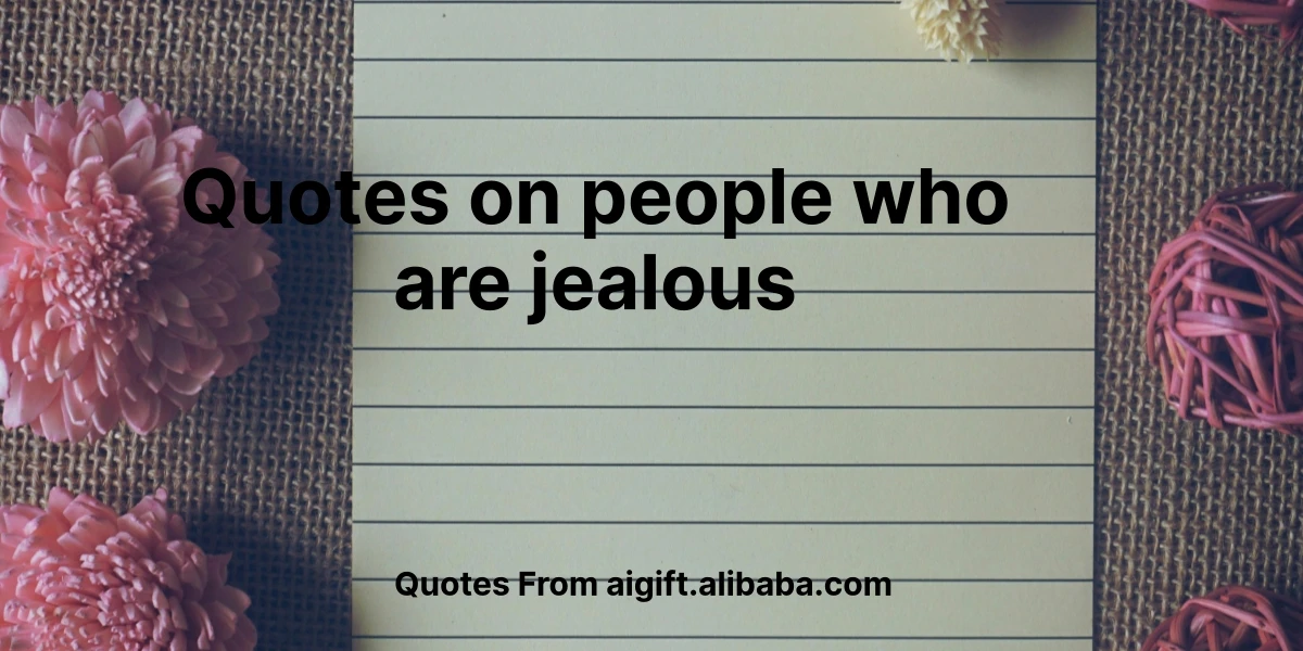 quotes on people who are jealous