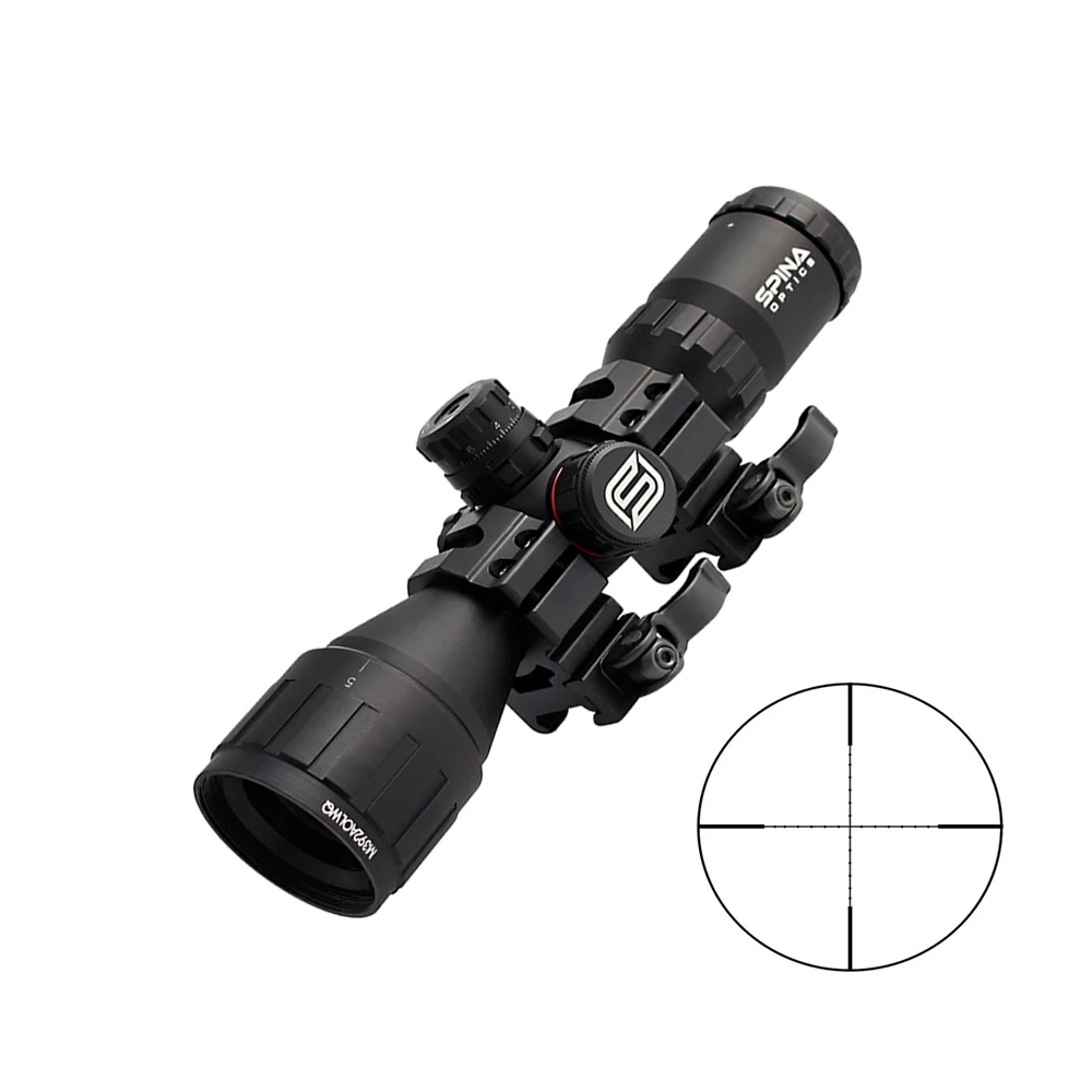 

Spina Tactical Optics 3-9X32 Aoe Rifle Scope Mil-DOT Illuminated Hunting Rifle Scope