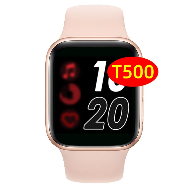 

2020 Amazon Hot Sale latest Colorful Smart watch T500 Heart Rate Sleep Band Color Screen Smart Bracelet High Quality For gift
