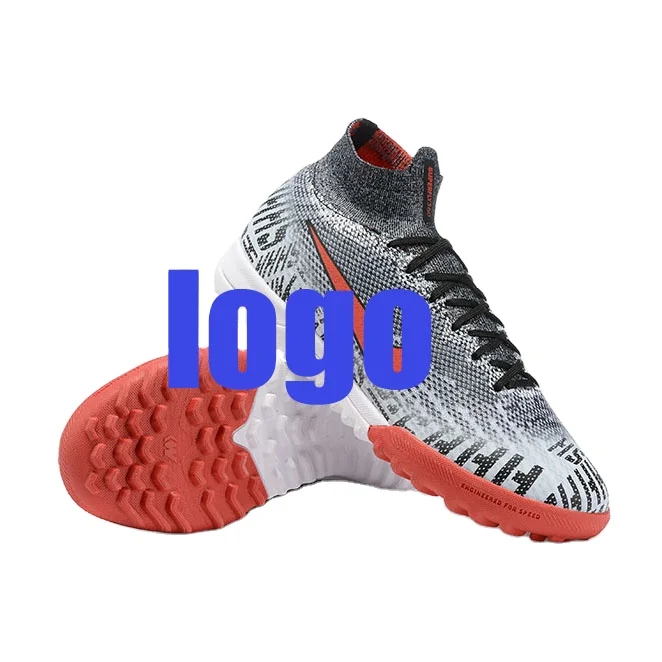 

Assassin's 12 generation knitted MD grass nailed soccer shoes, Gray