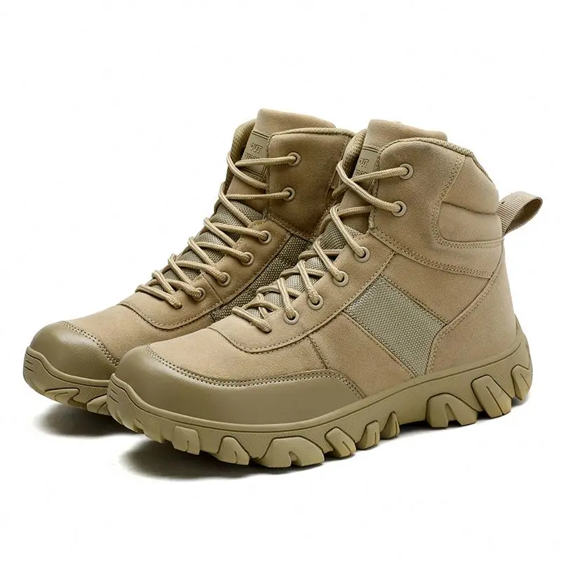 

2020 new design large size desert army boots shoes men boots, Beige,black,brown,green