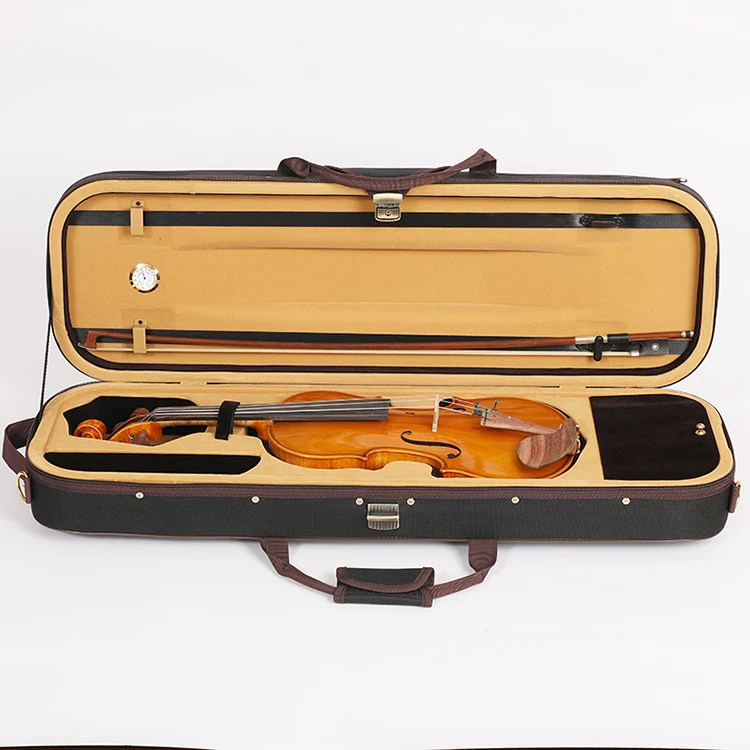 

High grade strings advanced professional handmade student violin, Antique brown