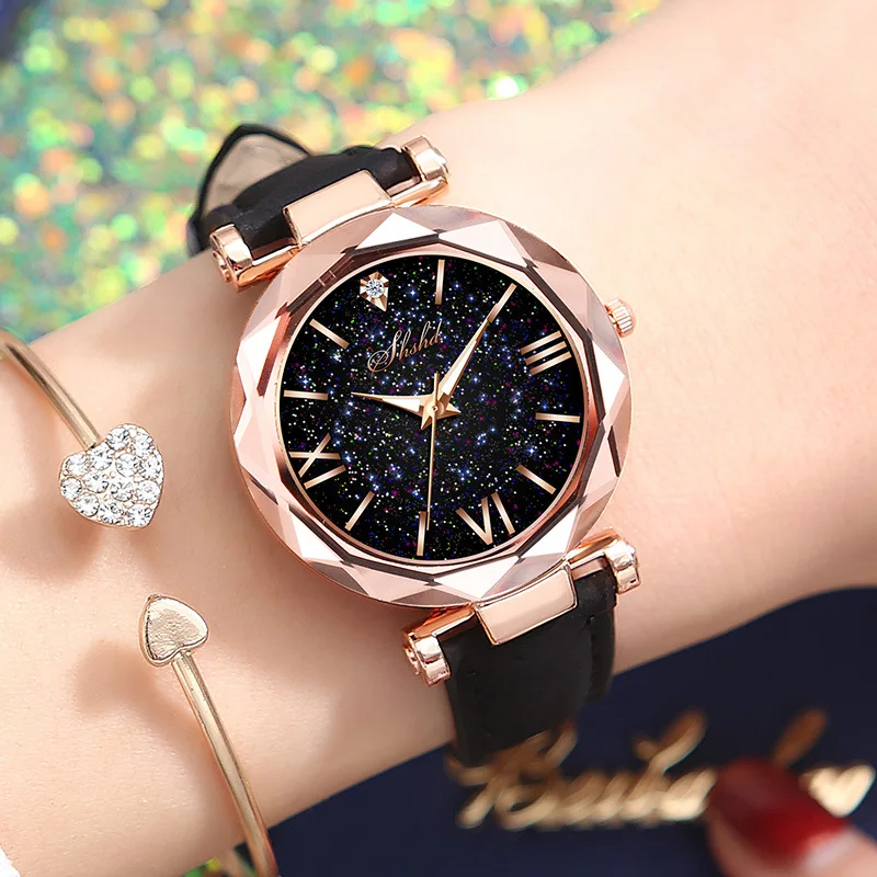 

Luxury Starry Sky Female Clock Quartz Watches Women Fashion Ladies Wrist Watch reloj mujer relogio feminino Wristwatch