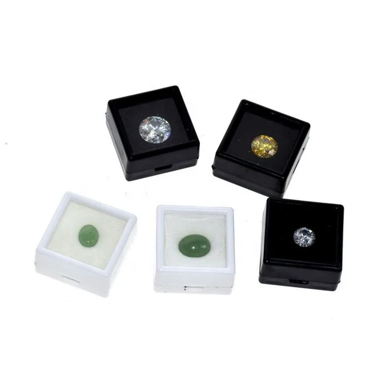 

Wholesale Acrylic Gem Boxes Certified Cheap Natural Loose Diamond Jewely Boxes, As picturers or customized