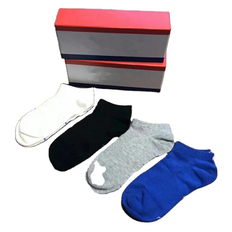 

Full Letter Printed Stocking 4 Color Hip Hop Cotton Sock Unisex Sport Socks With Gift Box
