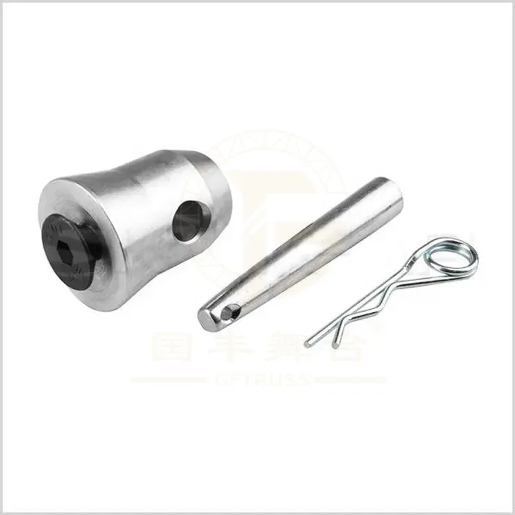 Steel Truss Half Coupler for Stage Lighting TUV Certified Pin Clip