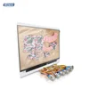 12 user defined metal LED button 16:9 auto play SD card 15.6" Interactive Display