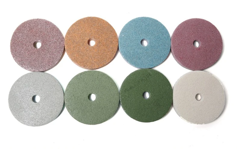 No-woven fiber abrasive wheel sponge polishing pad for marble stone and tiles polishing
