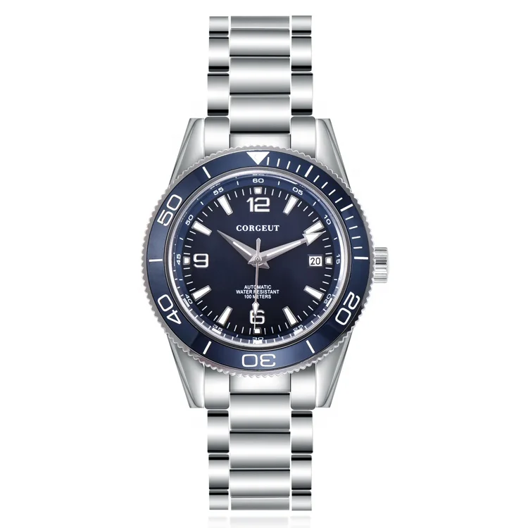 

High Quality 41Mm Corgeut sapphire Men Automatic relojes hombre Mechanical Dive Watches