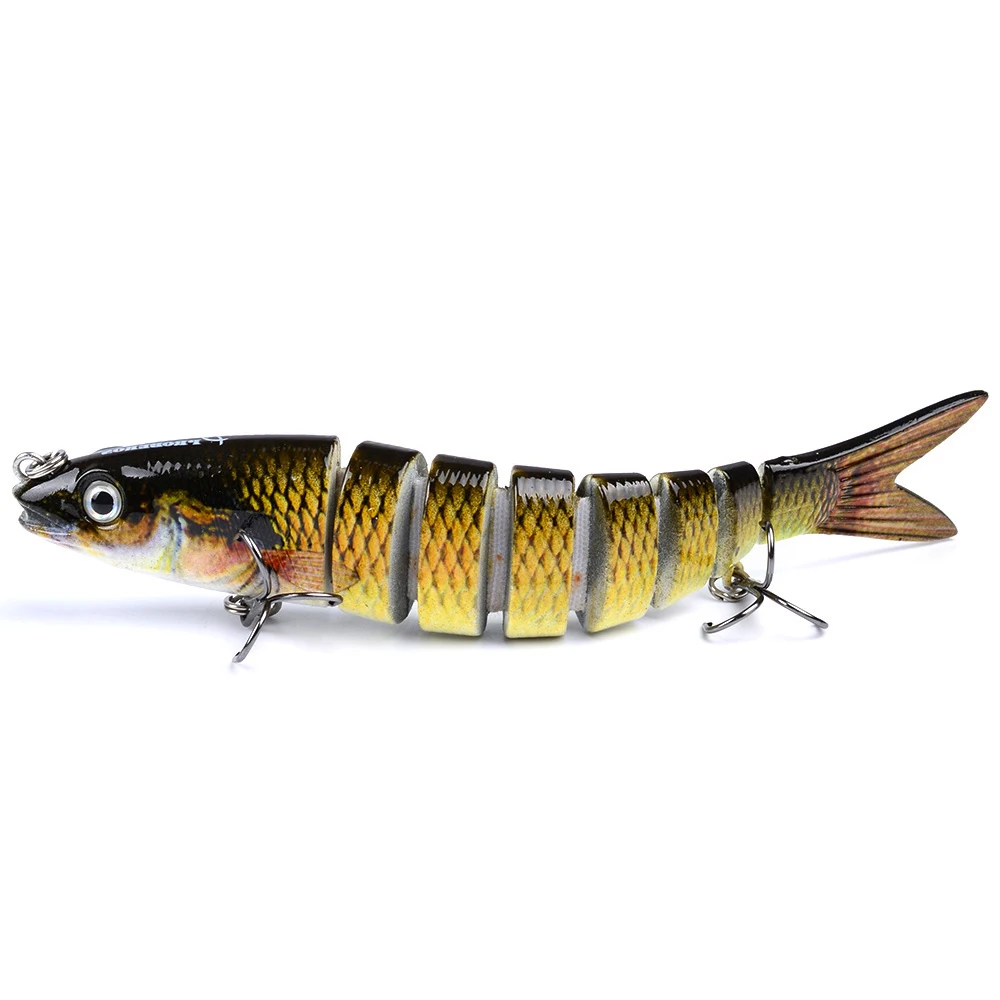 

Amazon hot sale multi segment jointed swimbait 3d printing pike bass fishing lure hard bait, Multi-color