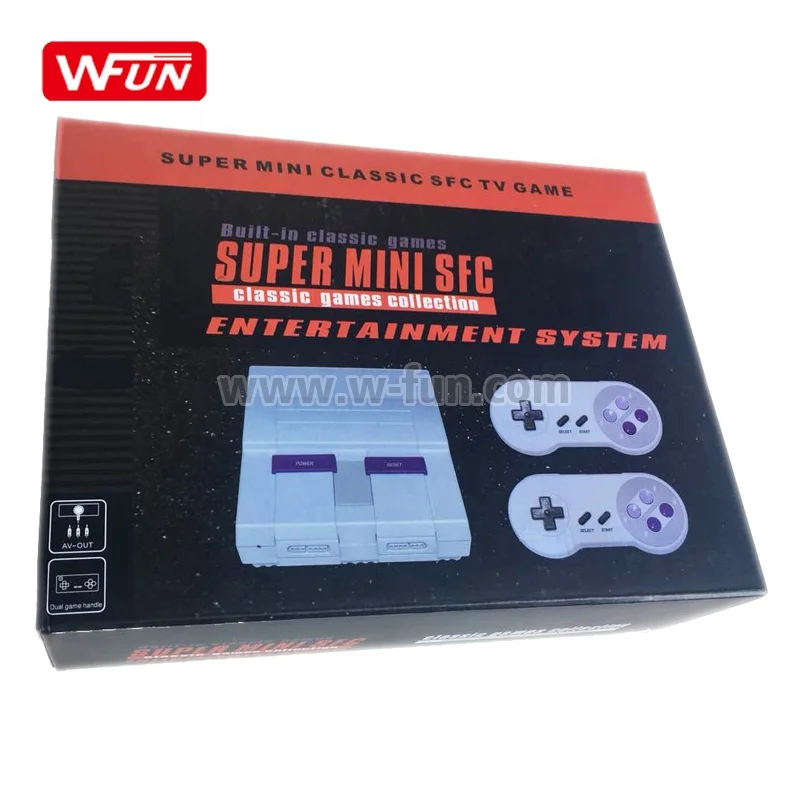 

Factory 16 Bit Mini SFC Snes 94 Video Games Retro Entertainment TV Game Console, White