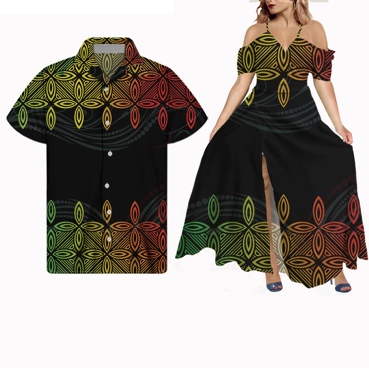 

Latest Arrival Plus Size Evening Dresses Plus Size Women Dresses Sexy Women 2021 Summer Dresses match Mens shirt couple clothes