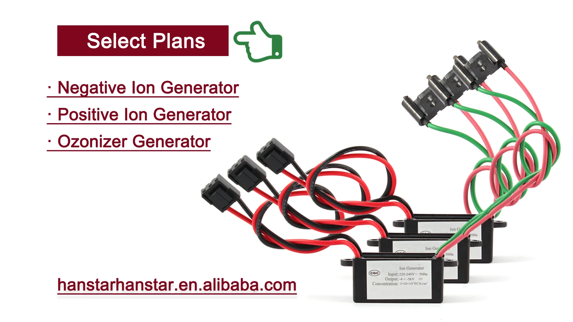 Positive ion generator fan Clearance