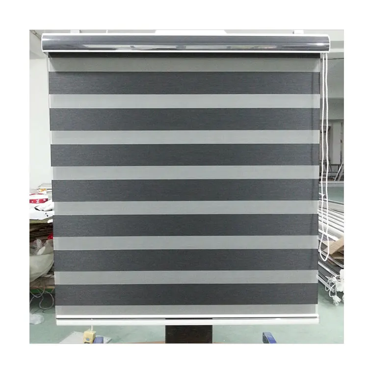 

wholesale day and night blackout zebra roller blinds shaede windows