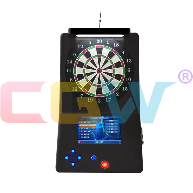 

CGW Entertainement 2020 professional games coin machine with soft tip dart, Sticker and acrylic could be customized