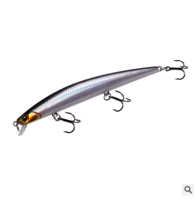 

130mm 15g new long big extremely competitive Treble Hooks seabass minow hard Fishing Lure, As picture