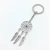 Promotional Yiwu Wholesale Fashion Design Turquoise Decor Antique Zinc Alloy Dream Catcher Keychain
