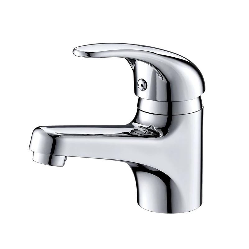 镜面镀铬 abs 单孔塑料水龙头