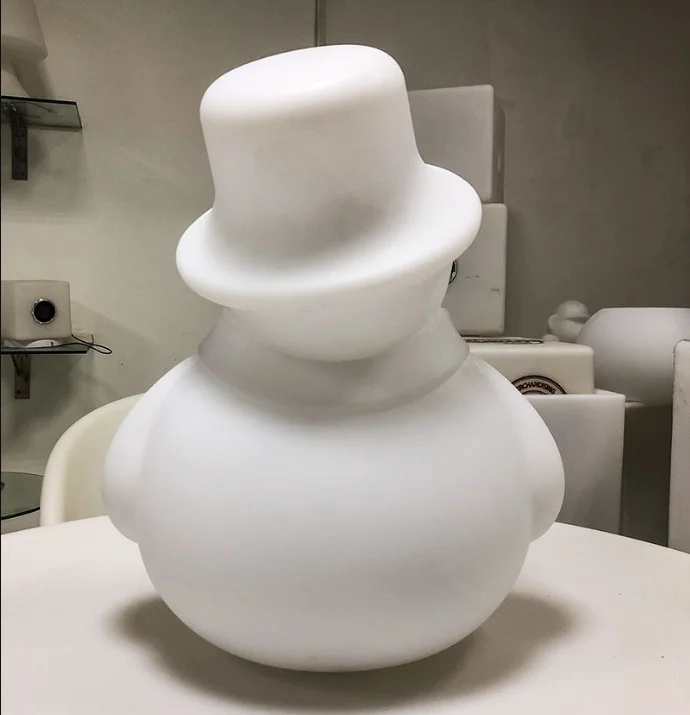 Christmas Gift Color Rechargeable Cute Children Snowman Silicone Kids Nursery Nightlight Lamp Baby Led Night Light For Kids