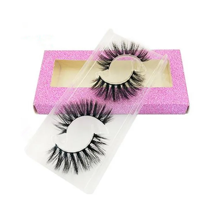 

Wholesale synthetic hair lashes full strip false eyelash, Natural black