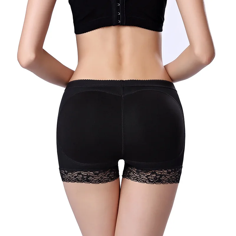 

Womens Butt Lifter Padded Lace Panties Hip Enhancer Body Shaper Boyshort Underwear