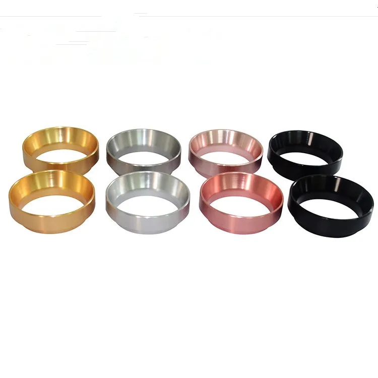 

Coffee Dosing Ring Aluminum Coffee Distributor Handmade Coffee 51/53/54/58mm Espresso Dosing Funnel Ring Aluminum