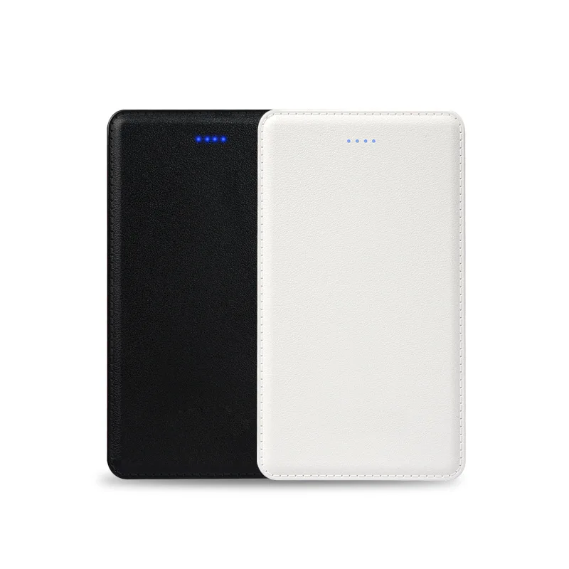 

Keychain laptop 5000mah 10000 Digital Display Universal logo waterproof solar USB mobile battery starter portable power bank, Black white