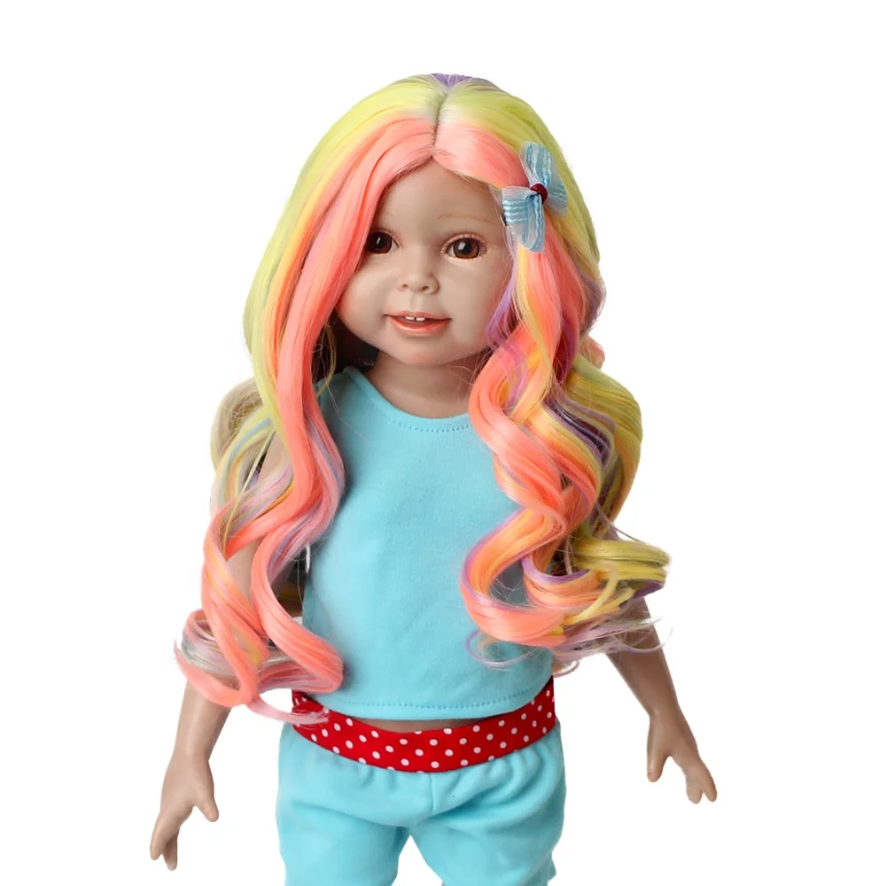 

Fashion Doll For 18 Inch American Girl Wig For Doll, As picture or customized