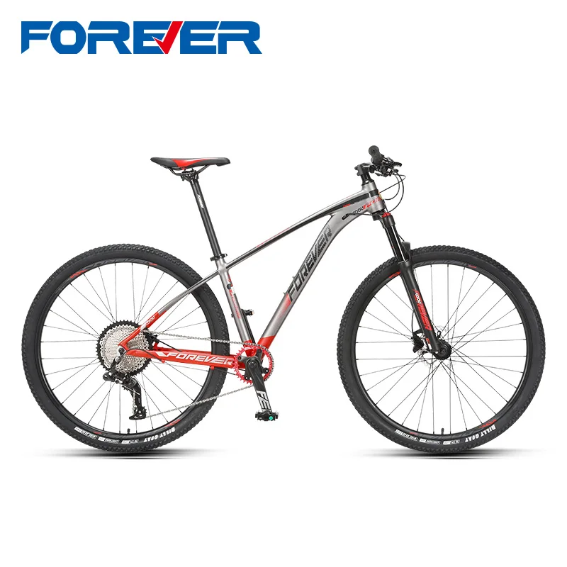 

FOREVER X880 29 inch 13 Speed Aluminum Mountain Bike mtb bicycle hydraulic disc brake lightweight frame, Gray&red, gray&blue, gray&orange