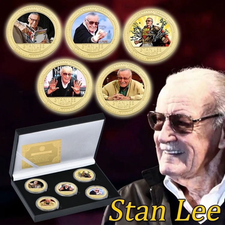 Stan Lee Collectible Coin Smiling 