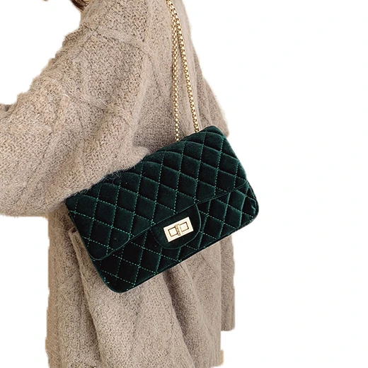 

New arrivals 2021 Wholesale New Fashion Mini Pleuche Bag Handbag Shoulder Bag For Women