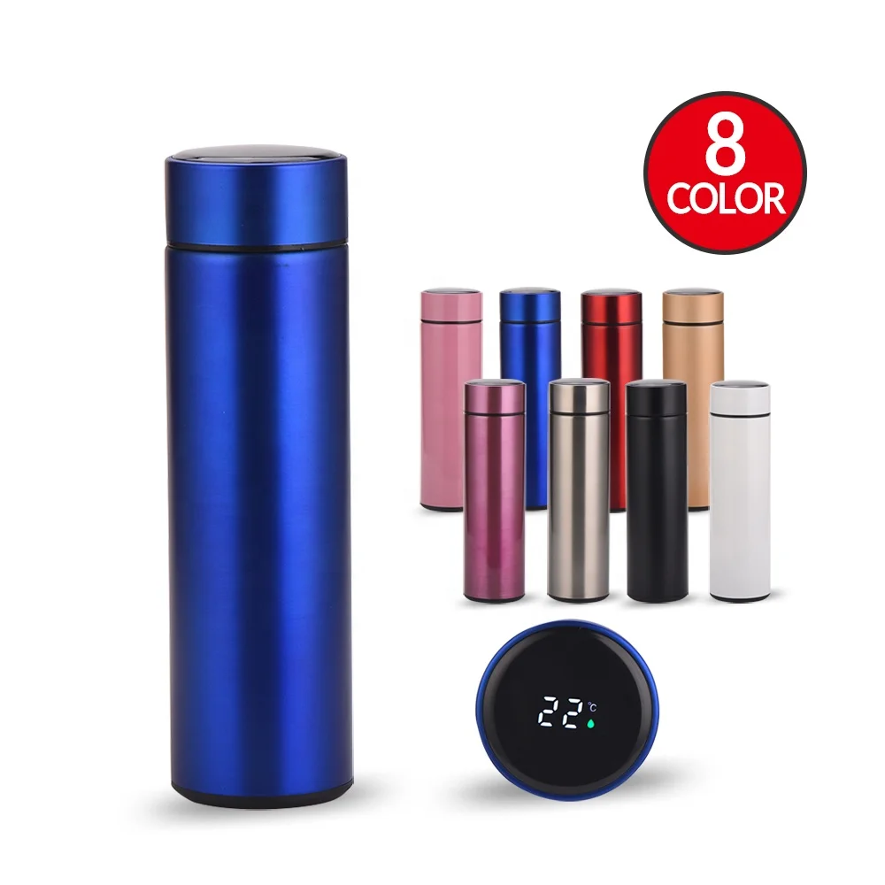 

BO 500 ml Termo Vacuum Thermos Cup Wholesale Digital Intelligent Smart LED Thermos Vacuum Water Flask with temperature Display