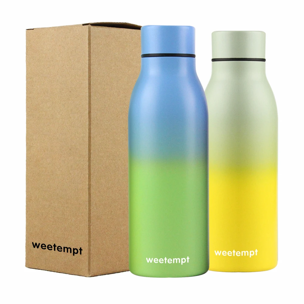 

Patented Double Walled Vacuum Insulated stainless steel water bottle Reusable Leak proof Water bottle, Customized color