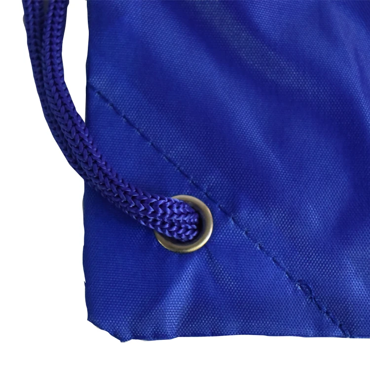 
Small order welcome custom logo printing polyester waterproof nylon drawstring bag 