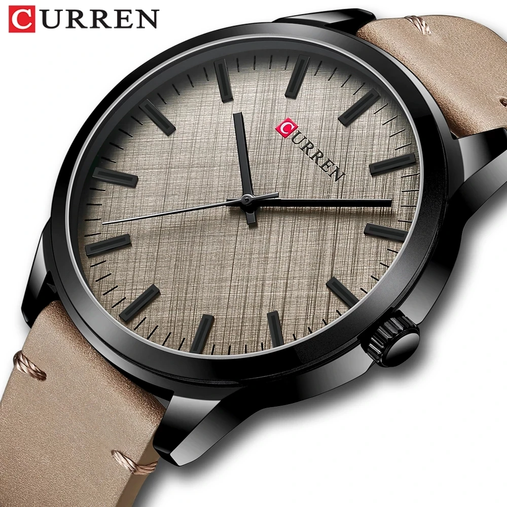 2020 CURREN 8386 Fashion Quartz Wrist watch Leather Casual fastrack AAA watch for men china
