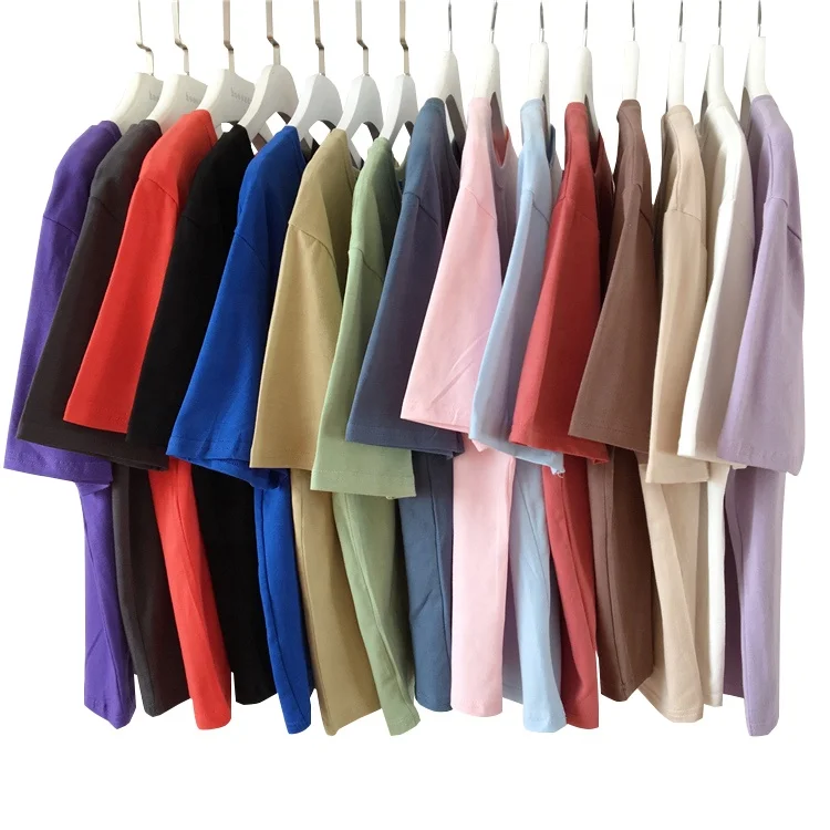 

Wholesale Plain Casual Harajuku Tops Short Sleeve Loose Female T-shirts Cotton Oversized Tshirt Women, White, black, orange, pink, brick-red, yellow, purple